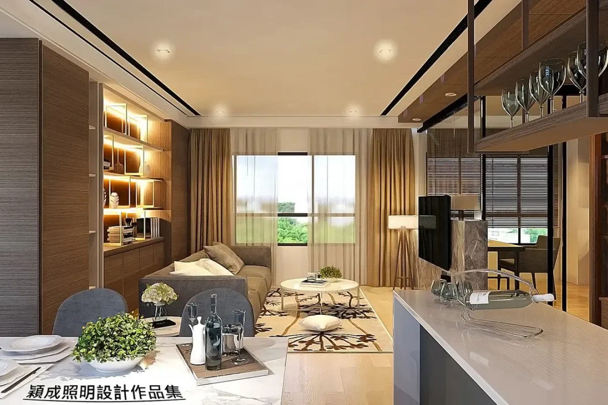 ​穎成照明設計有限公司-台中室內裝修-彰化室內裝修-南投室內裝修_3D渲染圖輯_現代簡約風格住宅案_07